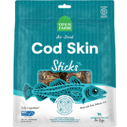 Open Farm Dog Treats Air-Dried Sticks Cod Skins 4.9oz