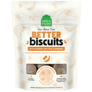 Open Farm Dog Treats Better Biscuits PB & Banana 8 oz
