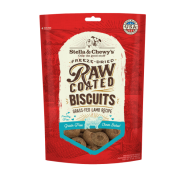 Stella&Chewys Dog Treats Raw Coated Biscuits Lamb 9 oz