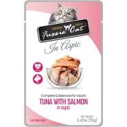 Fussie Cat Premium Tuna w/Salmon in Aspic 12/2.47oz