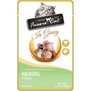 Fussie Cat Premium Mackerel in Gravy 12/2.47oz