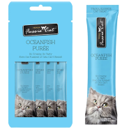 Fussie Cat Treats Premium Oceanfish Puree 4/0.5oz