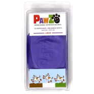 Pawz Boots Large to 4" Purple 12 pk