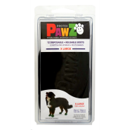 Pawz Boots X Large to 5" Black 12 pk