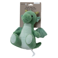 Dexypaws Dog Toy Plush Dragon Green