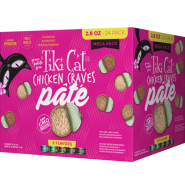 Tiki Cat Chicken Craves Pate Mega Pack 5-Flavour BX 24/2.8oz