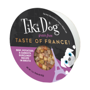 Tiki Dog Taste of France GF Beef Potatoes Carrot 4/3 oz Cup